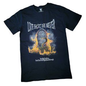 27 Club‎ Mens Black Cotton Crew Neck Short Sleeve Pullover T Shirt Size Small